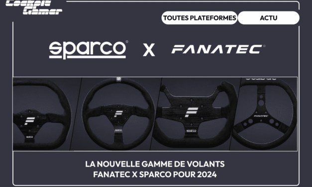 La nouvelle gamme de volants Fanatec x Sparco pour 2024